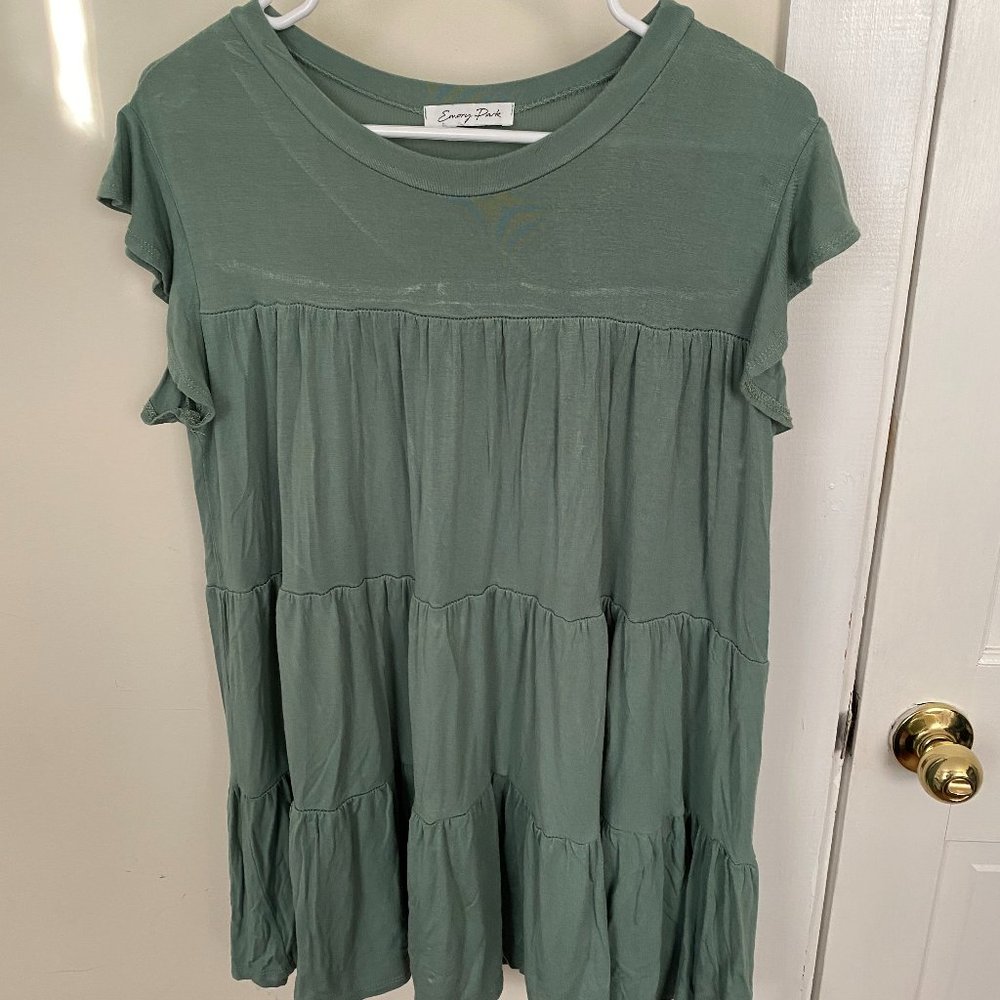 Francesca's Green XS Summer Dress